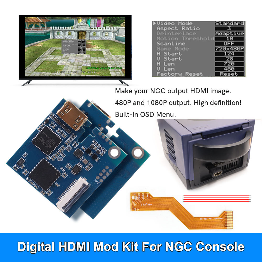Gaming Console All In One - HISPEEDIDO 1080P geïmporteerde digitale High Definition
