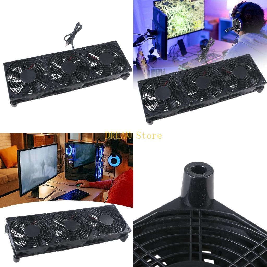 Gaming Console Sale - Drie 120 mm oliedragende USB-ventilator 1400
