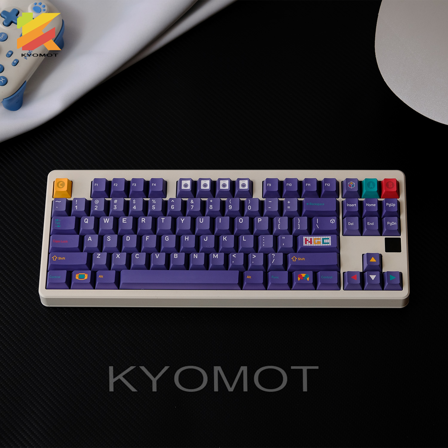 Gaming Console Cube - KYOMOT 150 toetsen Retro NGC-gameconsoles Keycaps