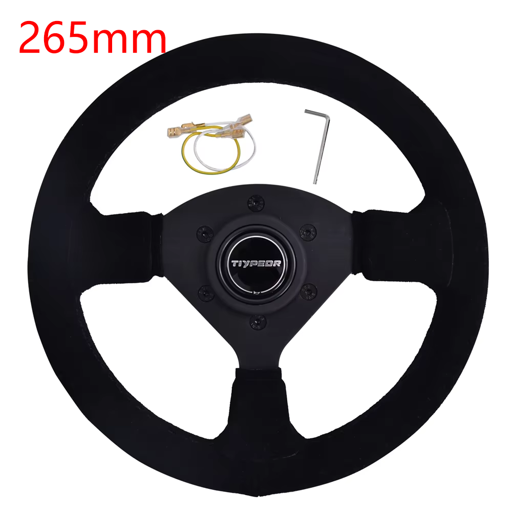 Steering Wheel Gaming - TIYPEOR 270mm 11 inch Klein Sportstuurwiel