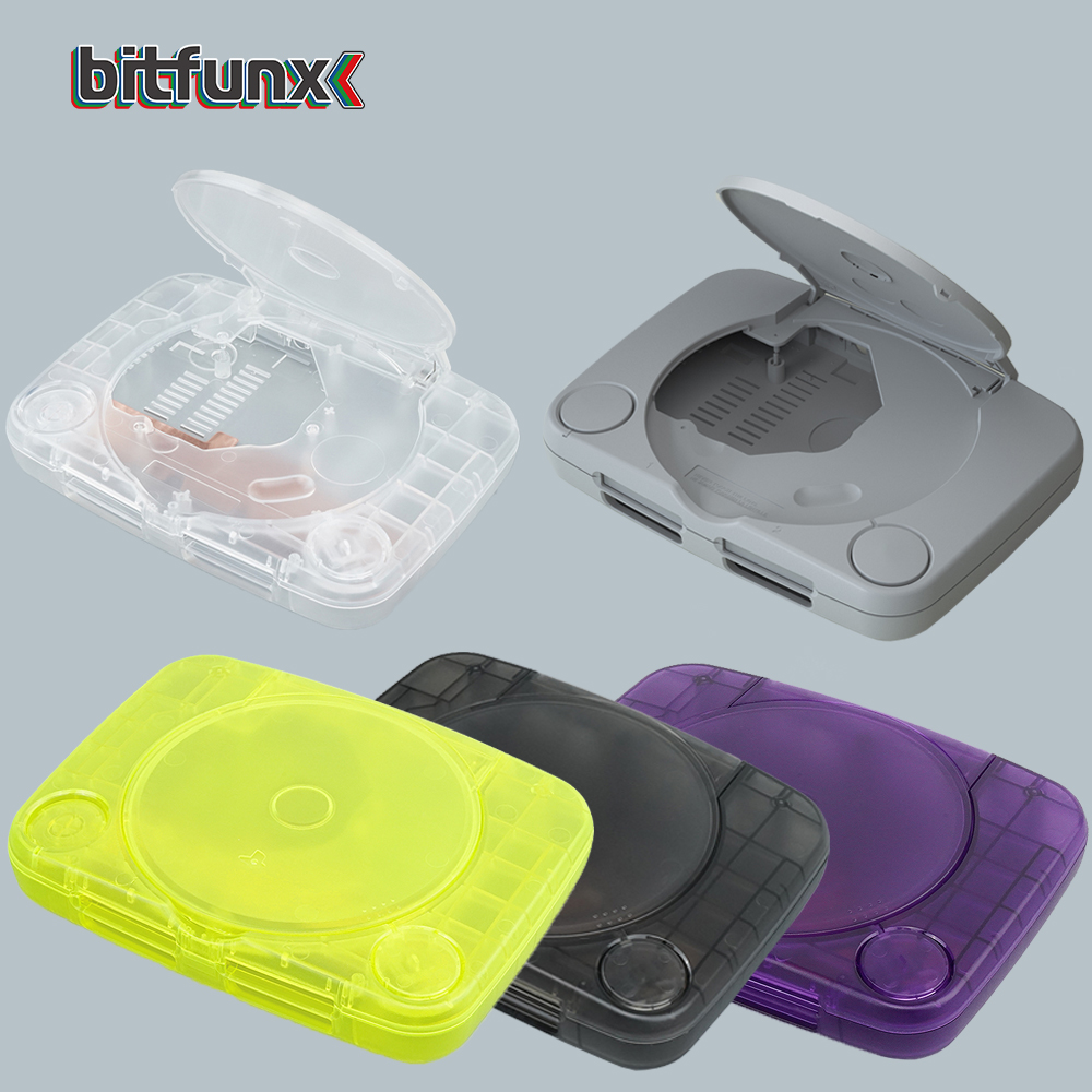 Gaming Console All In One - Bitfunx Vervangende Shell Transparante Gameconsole Behuizing