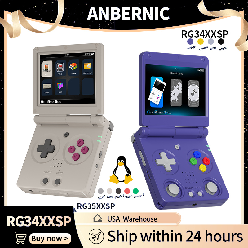 Anbernic RG34XXSP RG35XXSP Fli - Gaming Console All In One recensie en prijs
