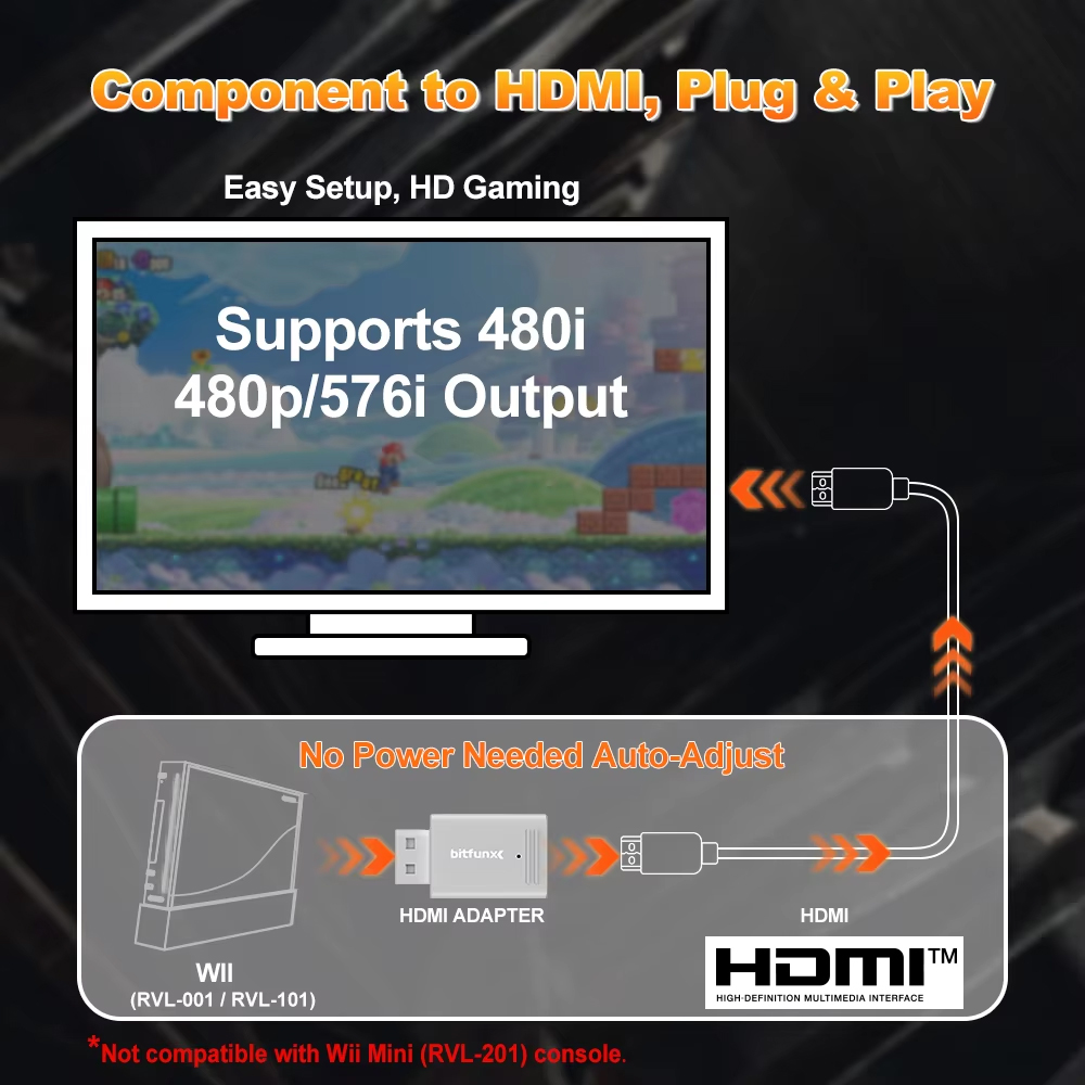 Bitfunx Mini Video Audio Adapt - Gaming Console All In One recensie en prijs
