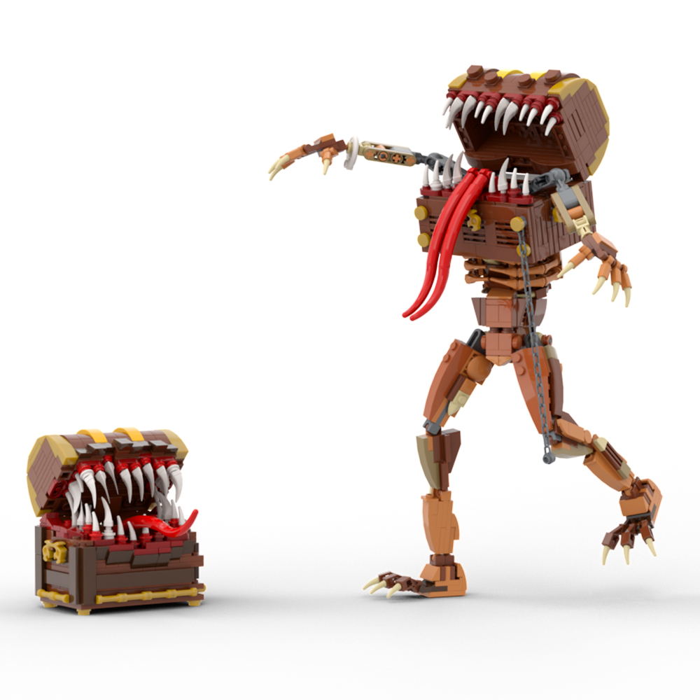 BuildMOC Game Mimic Chest Dung - Gaming Console Lego recensie en prijs