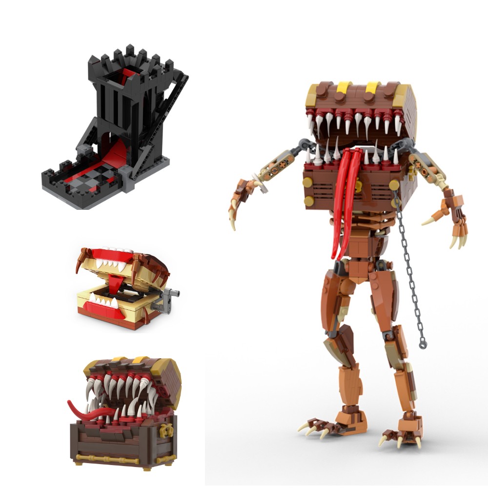 BuildMOC Game Mimic Chest Dung - Gaming Console Lego recensie en prijs