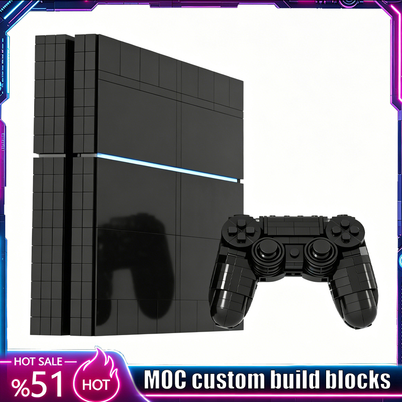 NIEUWE 1730 Onderdelen MOC Gam - Gaming Console Lego recensie en prijs