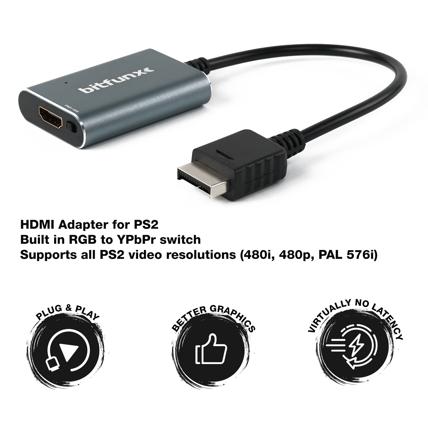 Bitfunx RGB/component naar HDM - Gaming Console All In One recensie en prijs
