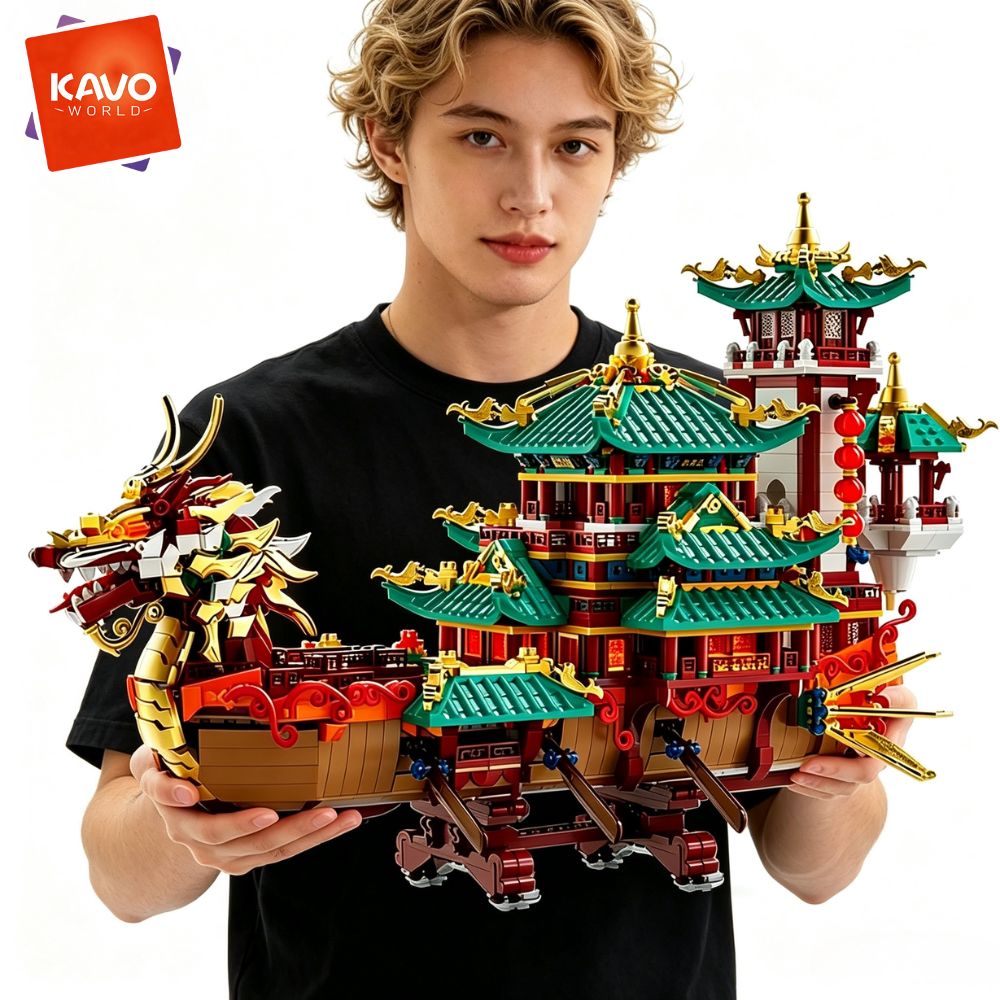 KAVOWORLD 2453-delige Drakenbo - Gaming Console Lego recensie en prijs