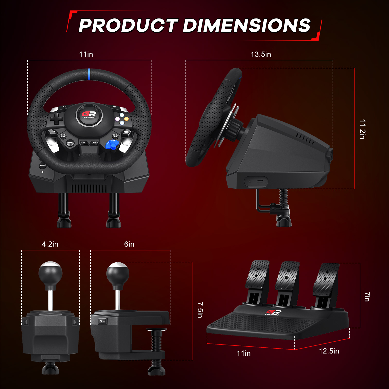 F127 Gaming Stuurwiel Voor PS5 - Steering Wheel Gaming recensie en prijs