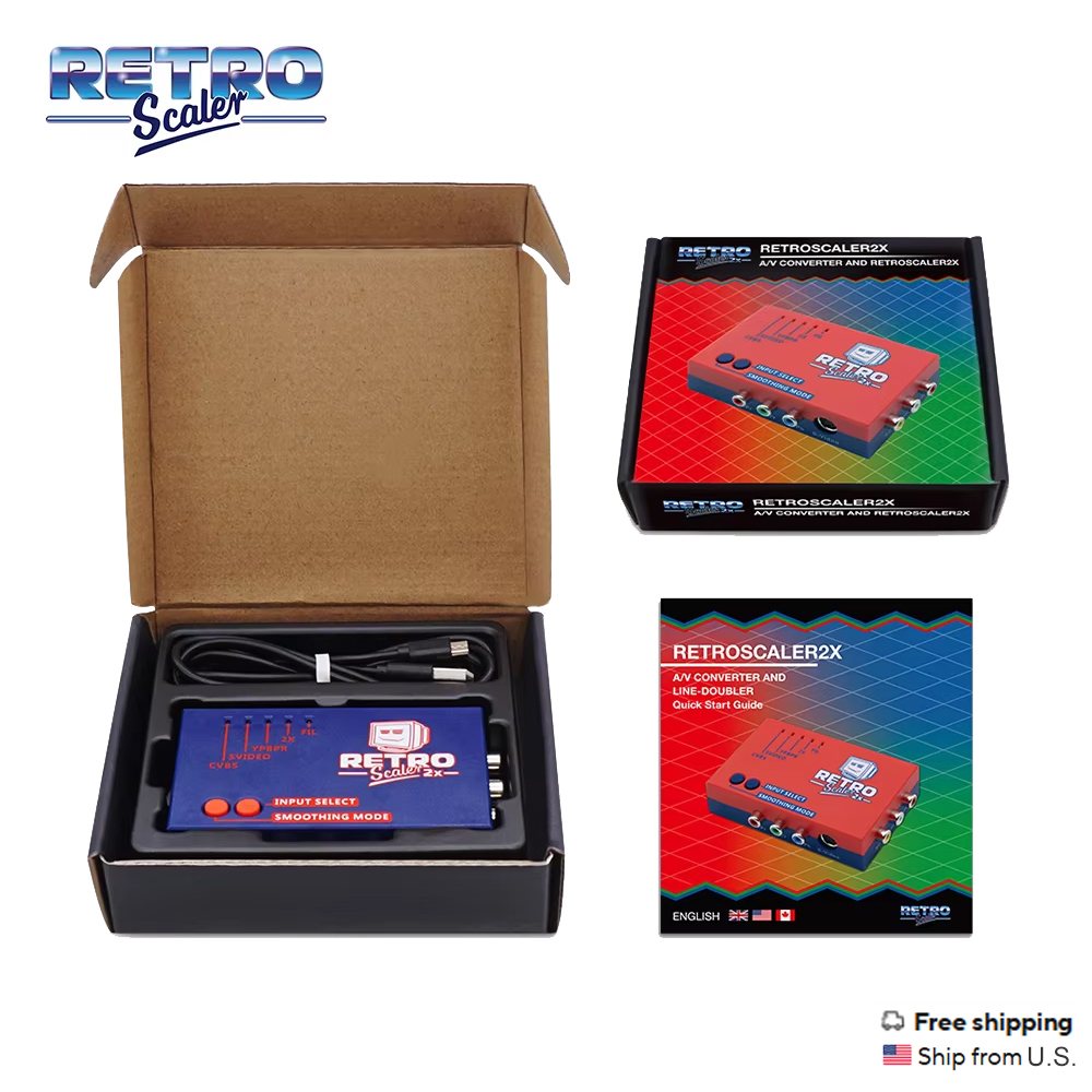 RetroScaler2x Composiet SV YPB - Gaming Console All In One recensie en prijs